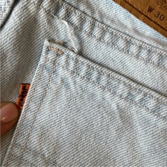 Vintage Bermuda Levi's 550 orange tab Made in USAdenim shorts